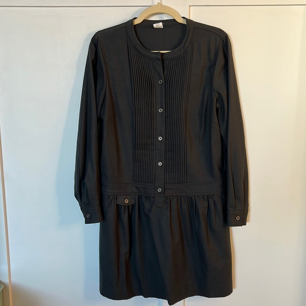 J crew, wool, drop waist dress